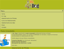 Tablet Screenshot of drdog.com.br